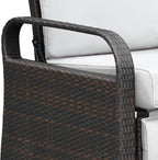 Outdoor Recliner, Aluminum Frame Patio Chaise Lounge Chairs - Image 9