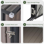 Aoxun 5x3 Ft Outdoor Storage Cabinet - Image 6