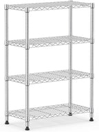 M MZG 1000 lbs Storage Shelving Steel Heavy Duty 4-Tier Utility Shelving Unit - Image 8