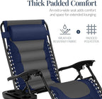 Best Choice Products Oversized Padded Zero Gravity Chair, Folding Outdoor Patio - Image 5