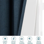 H.VERSAILTEX Primitive Linen Blackout Curtains - Image 4