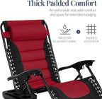 Best Choice Products Oversized Padded Zero Gravity Chair, Folding Outdoor Patio - Image 6