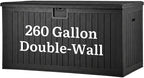 YITAHOME 260 Gallon Large Deck Box by YITAHOME