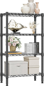 M MZG 1000 lbs 4 Tier Shelf Metal Storage Shelves Wire Rack Closet Organizers - Image 8