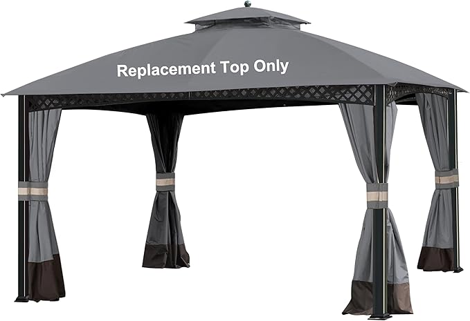 SCOCANOPY Gary Replacement Top for 10X12Ft Oakmont Gazebo L-GZ1188PST-A by SCOCANOPY
