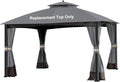 SCOCANOPY Gary Replacement Top for 10X12Ft Oakmont Gazebo L-GZ1188PST-A by SCOCANOPY