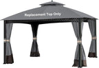 SCOCANOPY Gary Replacement Top for 10X12Ft Oakmont Gazebo L-GZ1188PST-A by SCOCANOPY