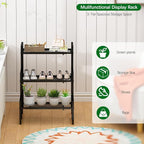 3-Tier Expandable Metal Plant Stand, Adjustable Stair Rack | Expandable 3-tier - Image 5