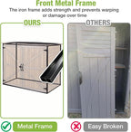 GUTINNEEN Weatherproof Outdoor Trash Can Shed, Outdoor Storage Shed - Image 3