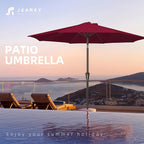 JEAREY 10FT Outdoor Patio Umbrella Outdoor Table Umbrella - Image 7