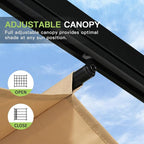 Aoxun 10.5'x10.5' Outdoor Pergola, Patio Pergola - Image 4