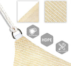 Patio Paradise 17' x 17' x 17' Sun Shade Sail Triangle Canopy Shade Cloth - Image 3