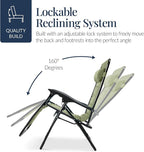 Best Choice Products Oversized Padded Zero Gravity Chair, Folding Outdoor Patio - Image 7