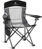 ALPHA CAMP Oversized Fully Padded Camping Chairs by ALPHACAMP