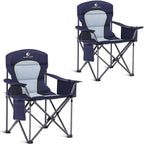 ALPHA CAMP Oversized Fully Padded Camping Chairs by ALPHACAMP