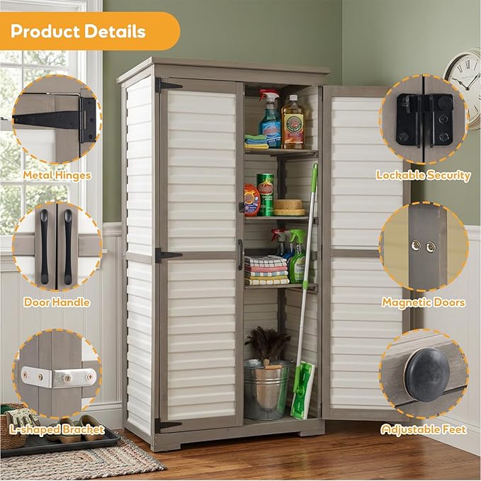 PetsCosset Outdoor Storage Cabinet - Image 6
