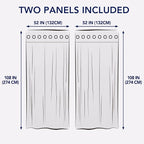 PureFit Outdoor Curtains for Patio Waterproof Weatherproof Outside Curtains | - Image 6