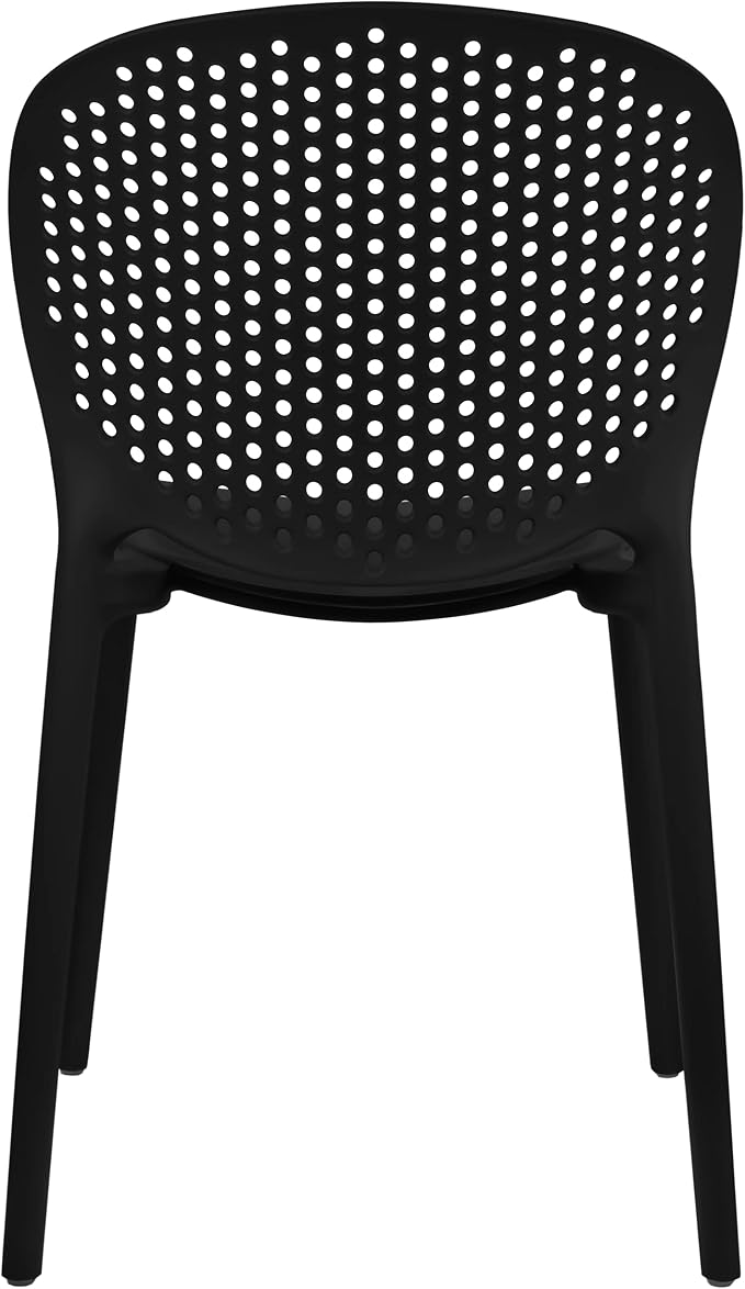 2xhome Patio Dining Chair | Modern Stackable Outdoor Pool Side Chair | Weather - Image 6