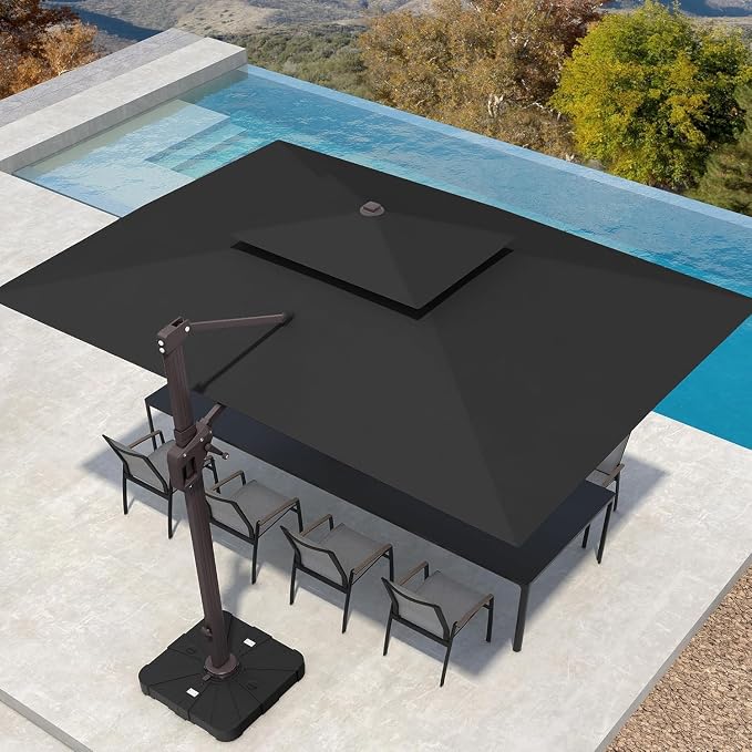 Deconk 10' X 13' Patio Cantilever Outdoor Umbrella - Image 3