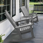 GREENVINES Oversized Outdoor Rocking Chair, HDPE Rocker - Image 5