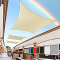 Royal Shade 9' x 14' Custom Size Beige Rectangle Sunshade Sail by RoyalShade