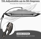 Grand patio 10x10 FT Cantilever Square Umbrella - Image 4