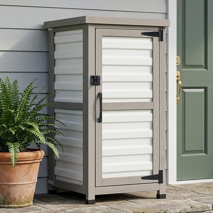 Small Outdoor Storage Cabinet by MAGAZOOPET