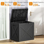 32 Gallon Deck Box, Waterproof Outdoor Storage Boxes - Image 7
