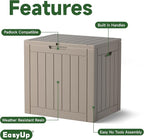 30 Gal Outdoor Storage Box Waterproof UV Resistant Deck Box | Resin storage bin - Image 3