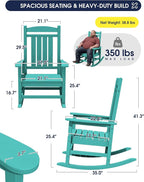 Oversized Outdoor Rocking Chair - Image 3