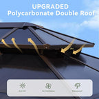 Aoxun 12'x20' Hardtop Gazebo - Image 3