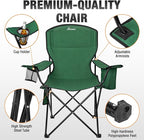 Camping Chairs for Adults, 2 Pack Heavy Duty Folding Chair - Image 6
