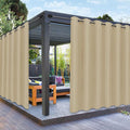 PureFit Outdoor Curtains for Patio Waterproof Weatherproof Outside Curtains | by PureFit
