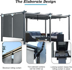 12 x 20 ft Outdoor Pergola - Image 7
