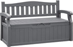Flamaker 80 Gallon Storage Bench, Deck Box by Flamaker