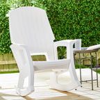 Rockaway Heavy Duty All Weather Rocking Chair, 2 Pack | Polyethylene Outdoor - Image 2
