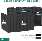 YITAHOME 220 Gallon Double-Wall Deck Box - Image 7