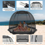 Alvantor Pop Up Screen House Tent, Instant Outdoor Gazebo - Image 4