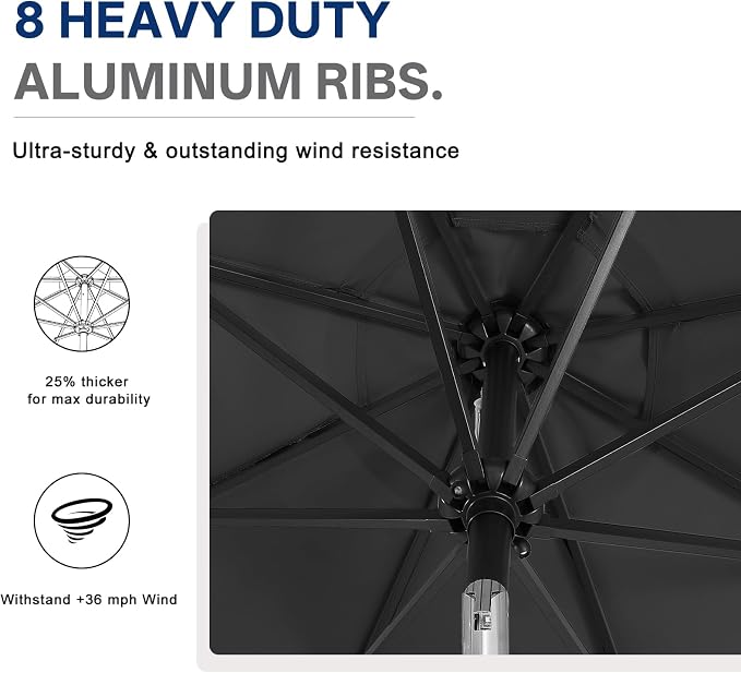 ABCCANOPY Durable Solar Led Patio Umbrellas - Image 5