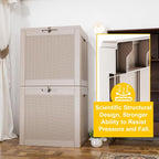 37 Gallon Outdoor Deck Box, Lockable Waterproof Outdoor Storage Boxes - Image 7