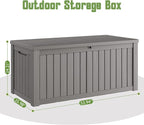 Outdoor Storage Waterproof Deck Box - Image 2