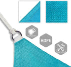 Patio Paradise 12' x 12' x 12' Sun Shade Sail Triangle Canopy Shade Cloth - Image 3