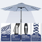 Tempera Patio Market Outdoor Table Umbrella - Image 4