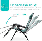 Best Choice Products Set of 2 Adjustable Steel Mesh Zero Gravity Lounge Chair - Image 4