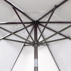 9' Outdoor Patio Umbrella, Outdoor Table Umbrella, Yard Umbrella, Market - Image 3