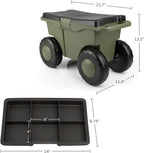 Pure Garden Rolling Garden Cart - Image 3