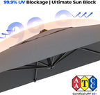 10x10 FT Cantilever Patio Umbrella - Image 5