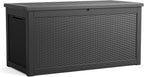 DRATO 320 Gallon Deck Boxes Outdoor Waterproof, Lockable Outdoor Storage Box by DRATOprovidesawarmandcozy
