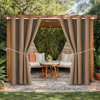Waterproof Outdoor Curtain W52 x L84 by DivaenCamino