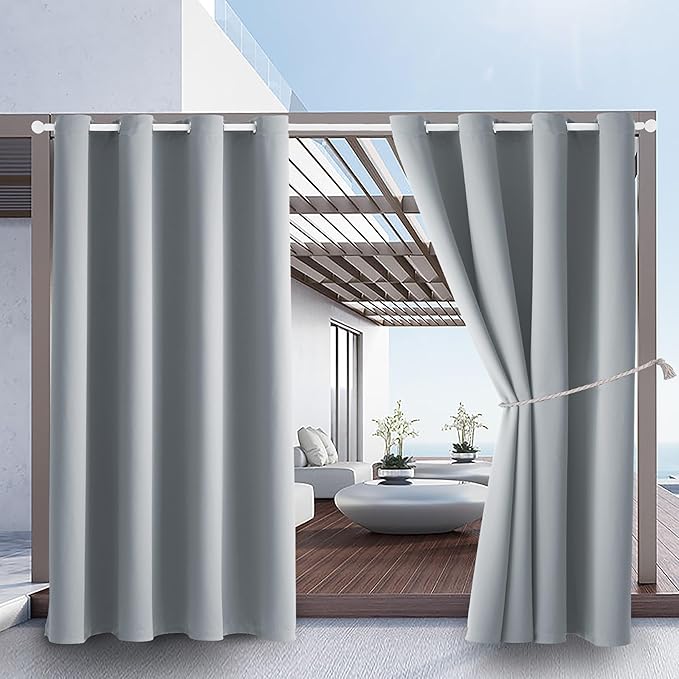 Waterproof Outdoor Curtain W52 x L84 by DivaenCamino